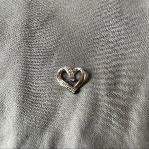 2/$20 Diamond Heart Necklace charm